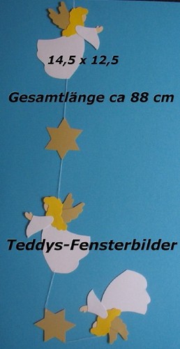 Teddys fensterbilder drei - teddys,