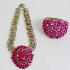 2 Teile Set Fuchsia Und