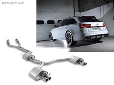 Milltek Edelstahl Sportauspuff-Komplettanlage ab Kat Audi RS6 C7 Typ 4G