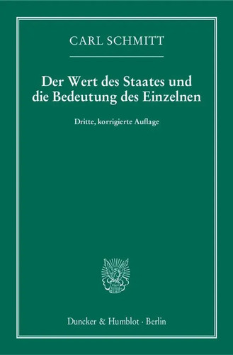 Der wert des - der, staates