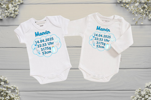 Baby body junge langarm - body,