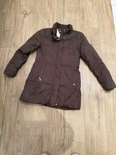 Jacke Kurzmantel wattierte Steppjacke Damen in Braun Gr. M von Tommy Hilfiger