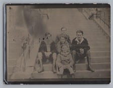 Young Woman and Young Men -