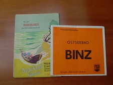 Alte Landkarte DDR Ostsee