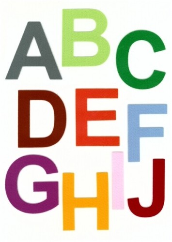 Buchstaben set filz 3 - (a-z),