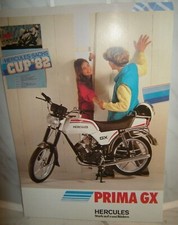 Prospekt Hercules Mofa Prima GX 25 um 1982 1983