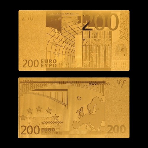6er set euro gold banknoten - 6er,