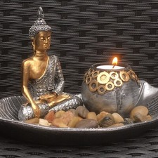 Buddha set teelichthalter - set, xl