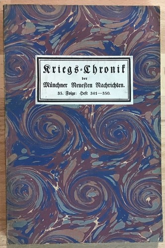 Kriegs chronik der münchner - der,