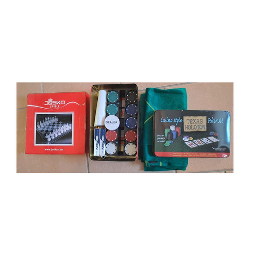 Casino style hold - style, pokerset