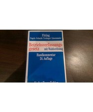 Betriebsverfassungsgesetz mit Wahlordnung: Handkommentar, Rechtsstand: Januar 20