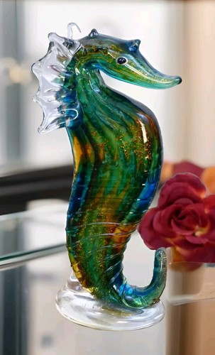 Seepferdchen glas figur - seepferdchen,