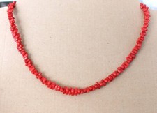 top  49 cm Bambuskoralle  kette   .Silber Verschluss, 6mm  C-20 )