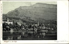 Ak Weggis Kt Luzern Schweiz, Rigi Känzeli, Teilansicht vom Ort - 2921009