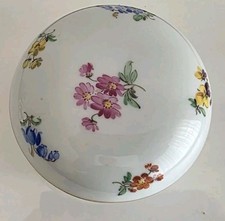 Meissen runde deckeldose - meissen,