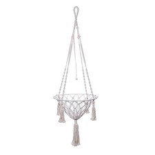 Böhmische gewebte 'S Nest Hängematte europäisches Netz Tasche hängender Hängekorb 5881