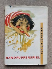 Buch, Handpuppenspiel für die Jüngsten, Anleitung Kindergarten Eltern, DDR 1960