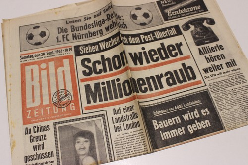 Bildzeitung 1963 - bildzeitung, 28.09.1963
