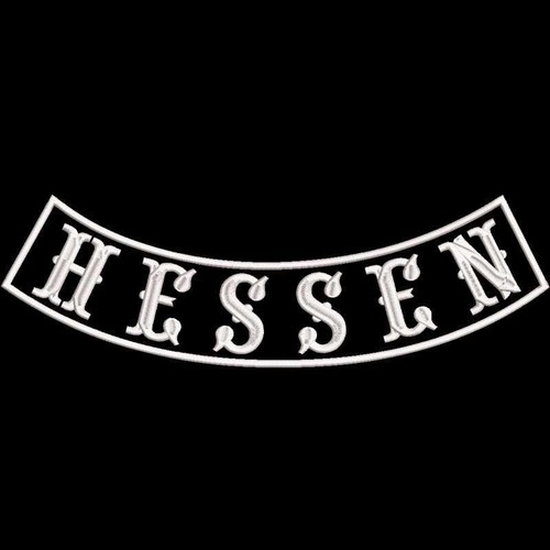 Rücken aufnäher hessen - aufnäher,