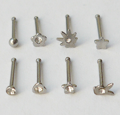 8er set nasenpiercing - 8er,