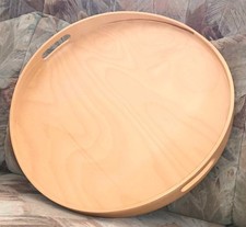 IKEA Holz Tablett rund TOP! 43,6 x 4,8 cm