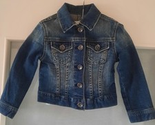 Jeansjacke von "Zara Kids"/ Gr. 98/ Mädchen/ Denimblau/ Stretsch/ Knöpfe/ Kragen