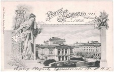 alte Jugendstil-Ak Leipzig