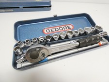 Gedore Knarrenkasten  N° 3093U-10  Ratsche 3/8 Zoll Antrieb 6-19mm Bundeswehr G1