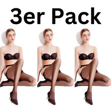 3er Pack Strumpfhose 20DEN S-XXL Nylons Damen Feinstrumpfhose Damen Fiore Lili
