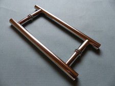 Stangengriff Edelstahl hochglänzend poliert Griffstange Stoßgriff Glastür 400mm