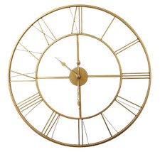 Wanduhr gold, Ø 60cm, 775539