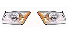 DEPO Scheinwerfer chrom links + rechts Für DODGE Caliber 06-09