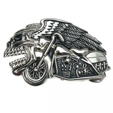 Biker Buckle, Flying Skull