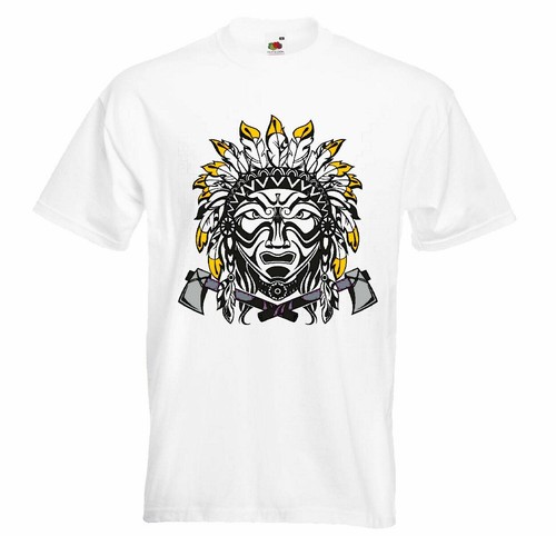 Shirt skull indianer mit - t-shirt,