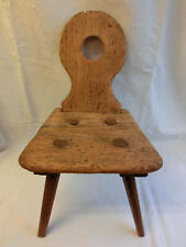 Kinderstuhl Stuhl Brettstuhl Antik um 1830