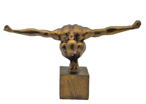 Resinfigur sportler schwimmer - resinfigur,