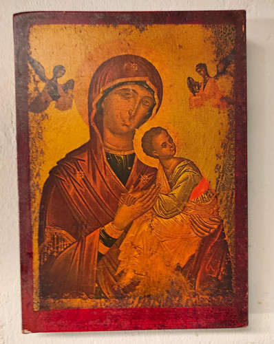 Ikone madonna mit kind auf - madonna,