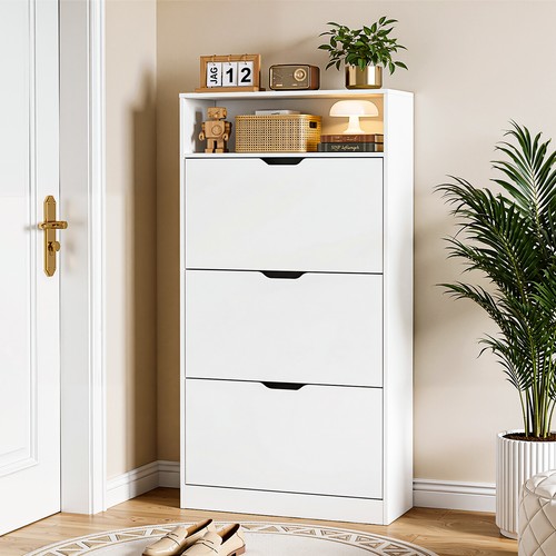 Schuhschrank mit 3 klappen - /,