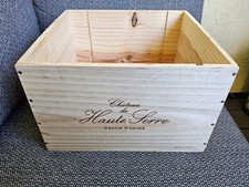 6er Weinkiste Holzkiste OHK Chateau de Haute-Serre Frankreich Deko Aufbewahrung