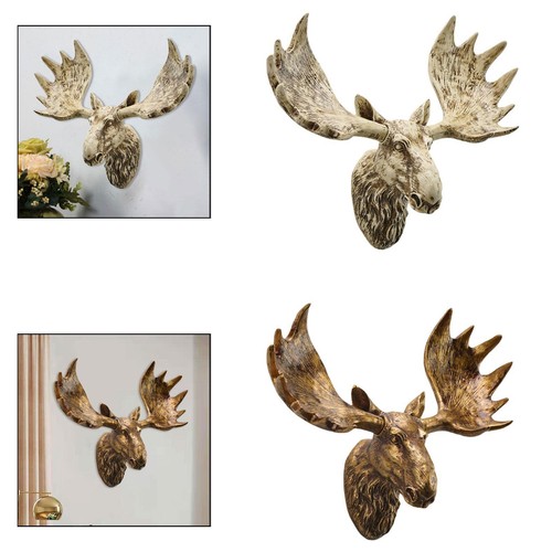 Elchkopf-Wandskulptur