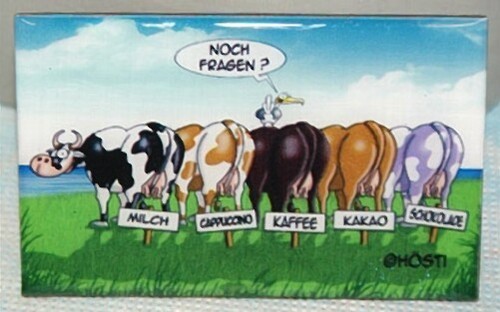 Hösti magnet kühe - magnet,