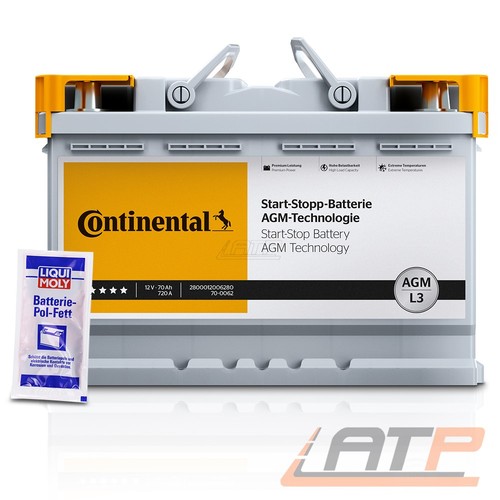 Continental autobatterie 12v - autobatterie,