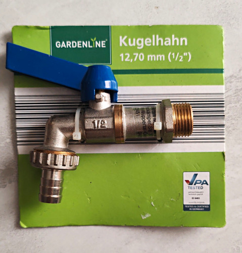 Gardenline kugelhahn - kugelhahn, 1/2"