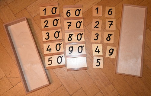 Montessori segiuntafeln - segiuntafeln, 1