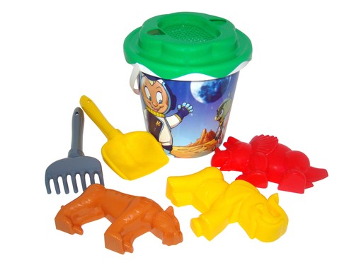 Wader decorated bucket - wader, bucket/