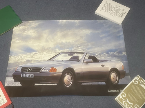 Mercedes benz cabrio poster - poster,
