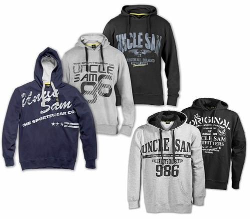 Uncle sam herren kapuzenjacke - herren,
