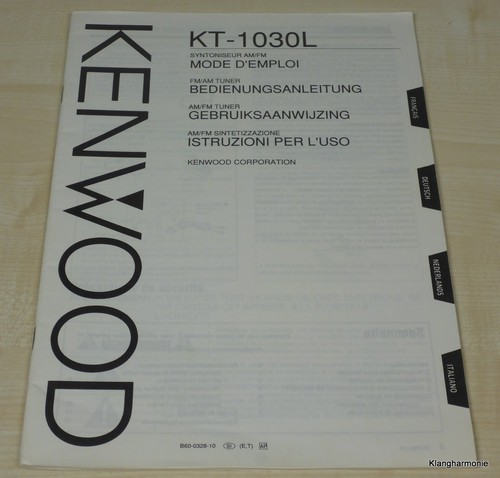 Kenwood 1030l - kenwood, kt-1030l