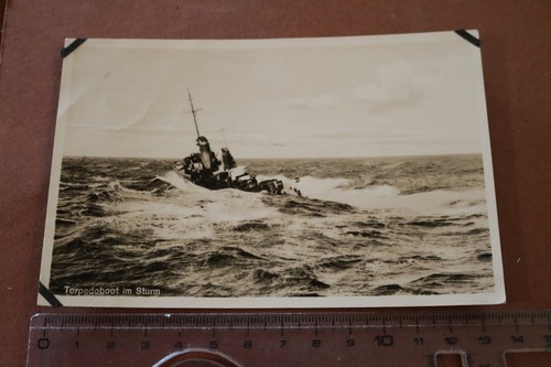 Alte karte torpedoboot im - -,