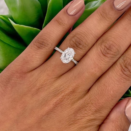 Lab grown diamond cvd oval - diamond,